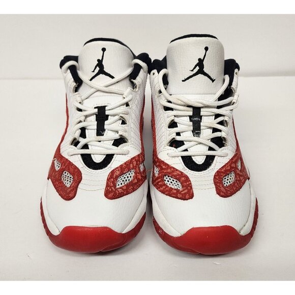 Nike Air Jordan 11 Retro Low White/Gym Red/Black Mens Size 5Y - Picture 3 of 8